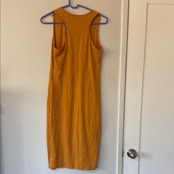 Active USA Mustard Midi Dress - Picture 3 of 8